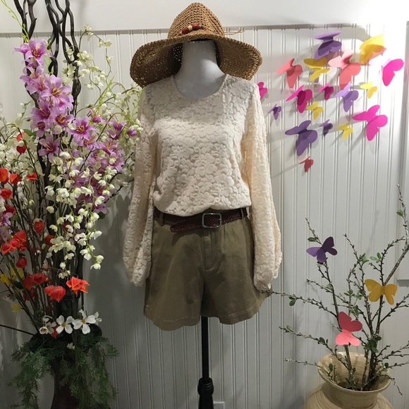 Sz S & L Lace Balloon Sleeve - Picture 9 of 15